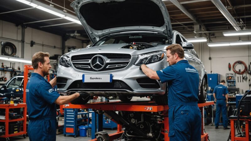 Полный гид по ремонту пневмоподвески автомобилей Mercedes-Benz