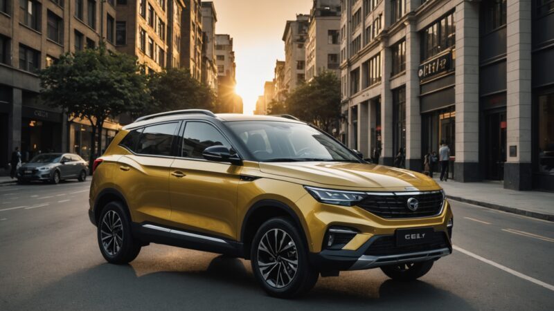 Новый Geely Coolray 2023: взгляд на современный кроссовер с инновациями и стильным дизайном