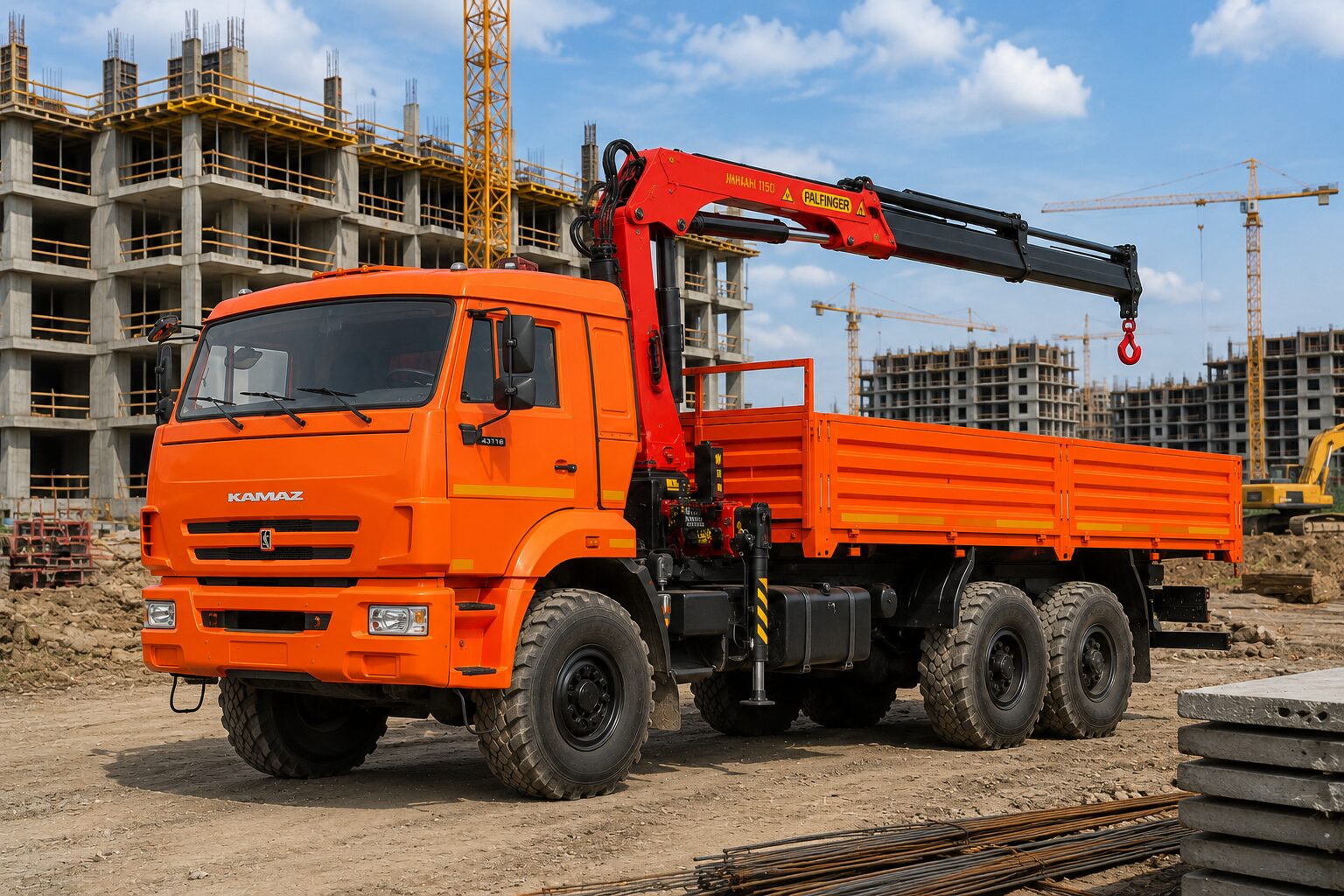 Продажа бортовых автомобилей КамАЗ с КМУ: особенности, преимущества и советы по выбору